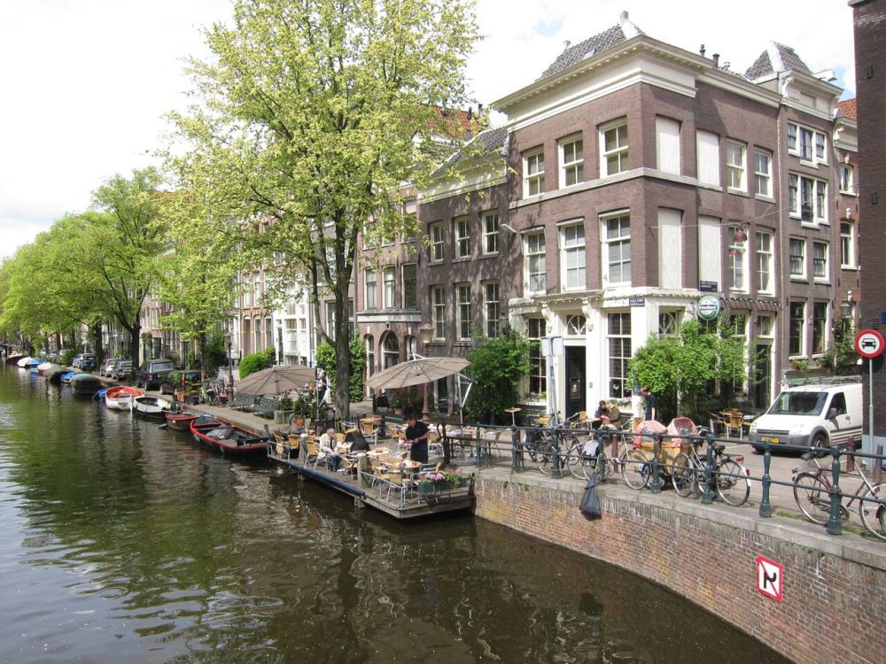 Canal view with boats
