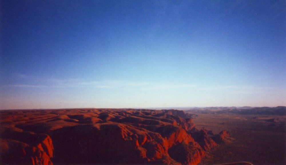 View of massif from chopper