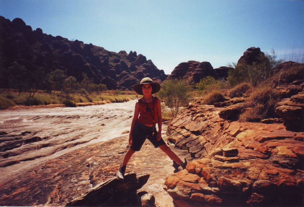 Clare at Picaninni CK, Purnululu NP