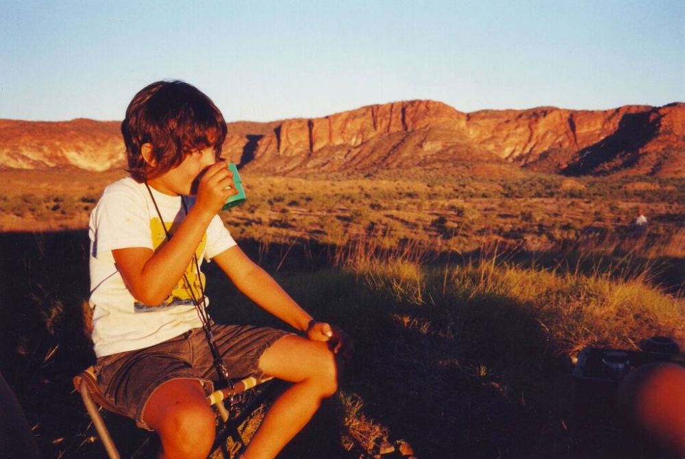 Clare at the Western Wall, Purnululu NP