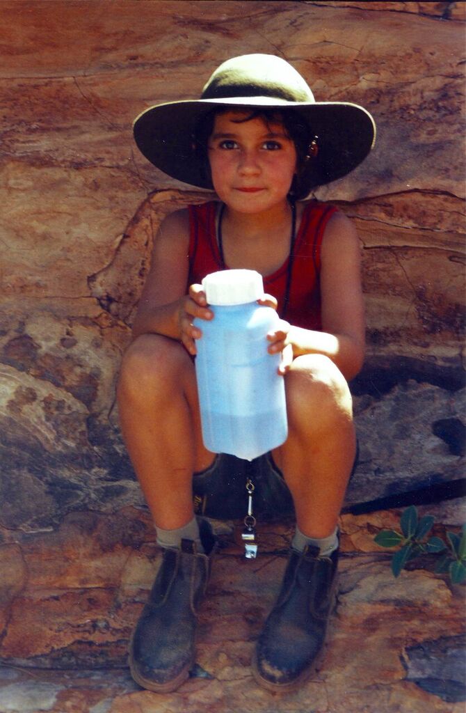 Clare hiking in the Bungles