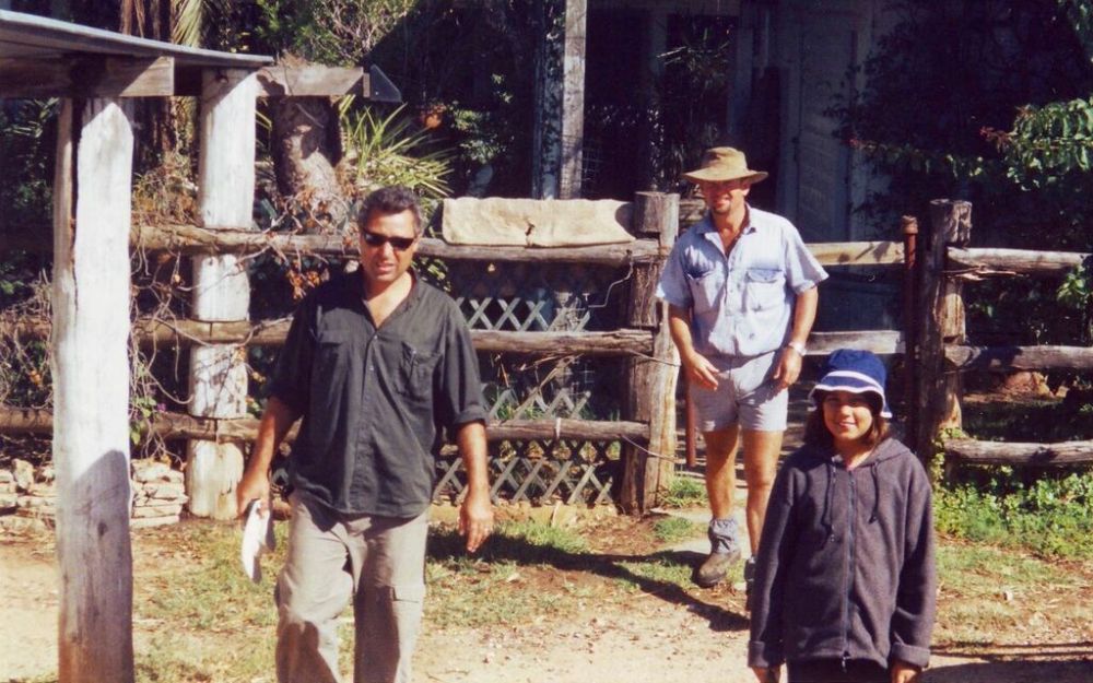 Chris, Keith and Ruby setting out from Glentulloch station