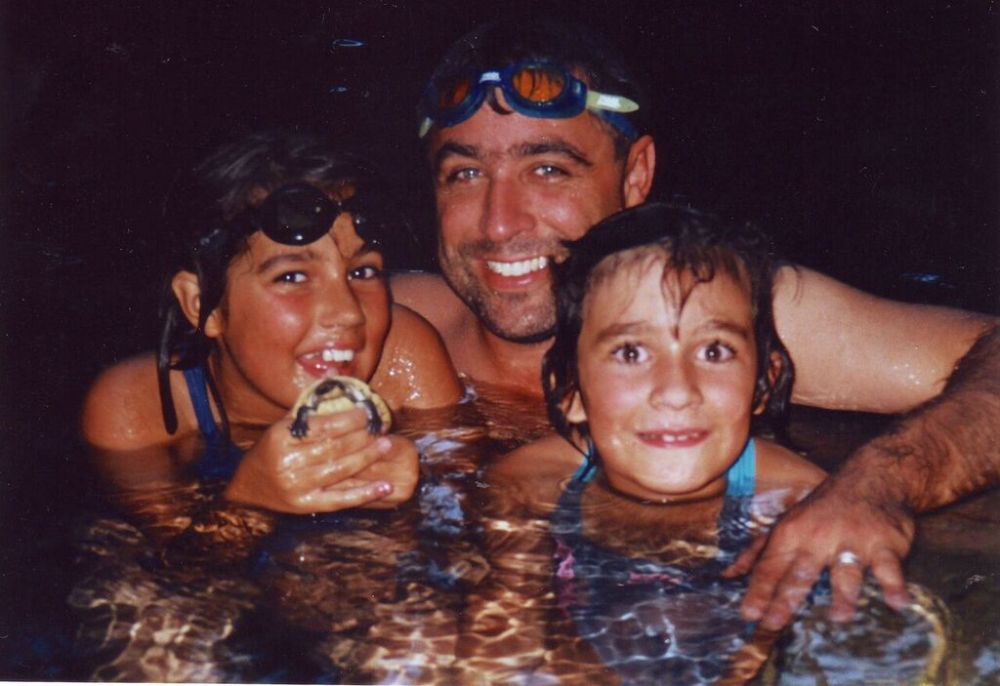 Ruby with baby turtle Mataranka_blog