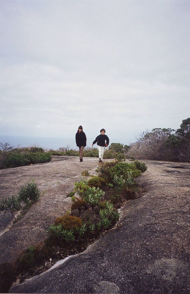 Clare and Ruby in the heath