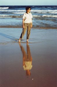Susie on 75 Mile beach, Fraser Island, Queensland
