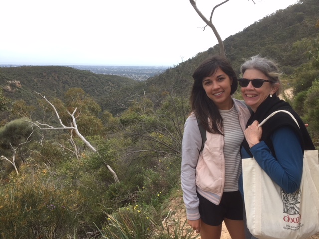 40. Suz and Roo on trail